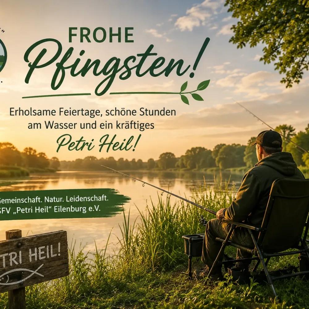 Pfingstgrüße vom SFV „Petri Heil“ Eilenburg e.V.